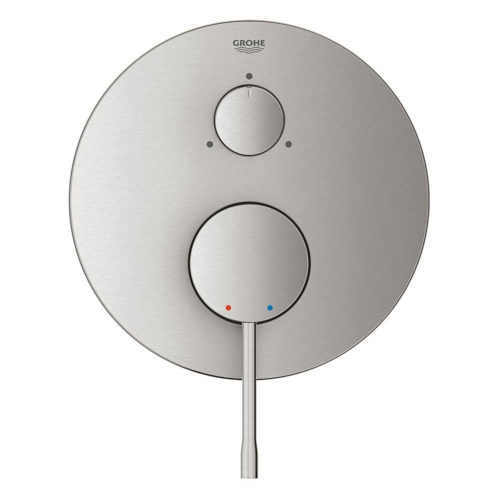 Single-lever mixer with 3-way diverter