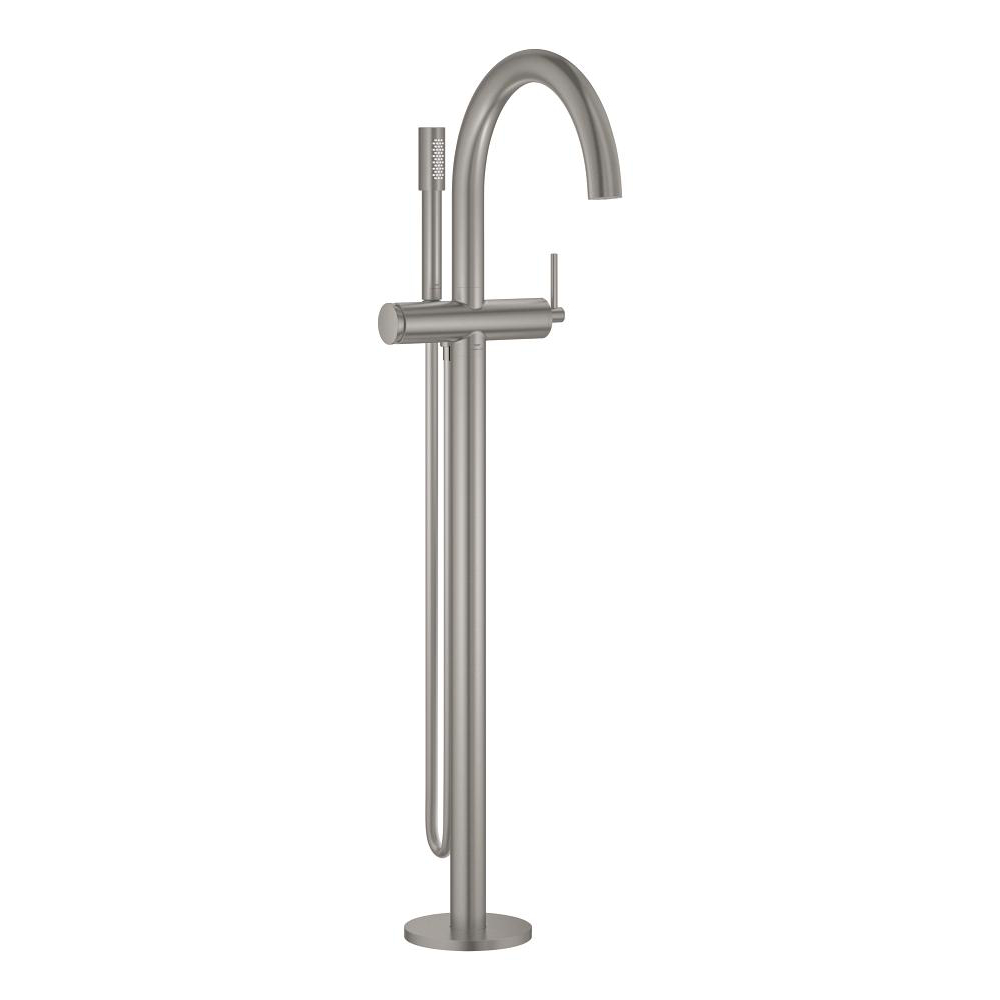 Single-lever bath mixer floor mounted