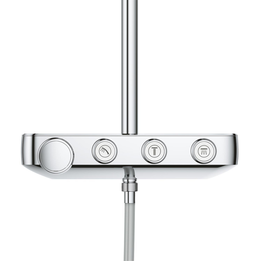 Shower system with thermostat for wall mounting Shower system with thermostat for wall mounting