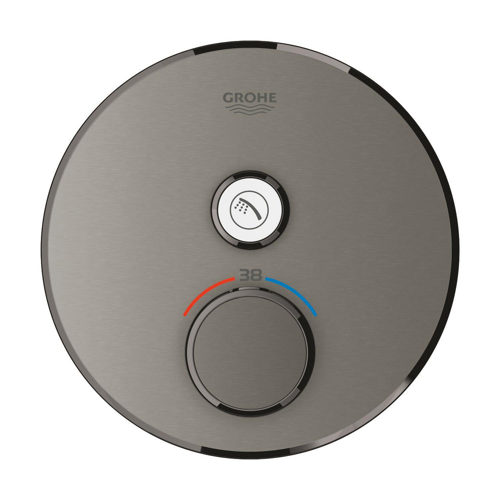 Thermostat for concealed installation with one valve
