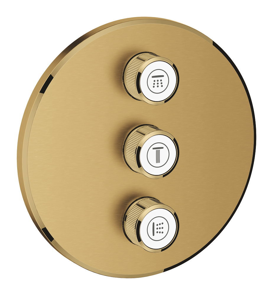 Triple volume control trim Triple volume control trim
