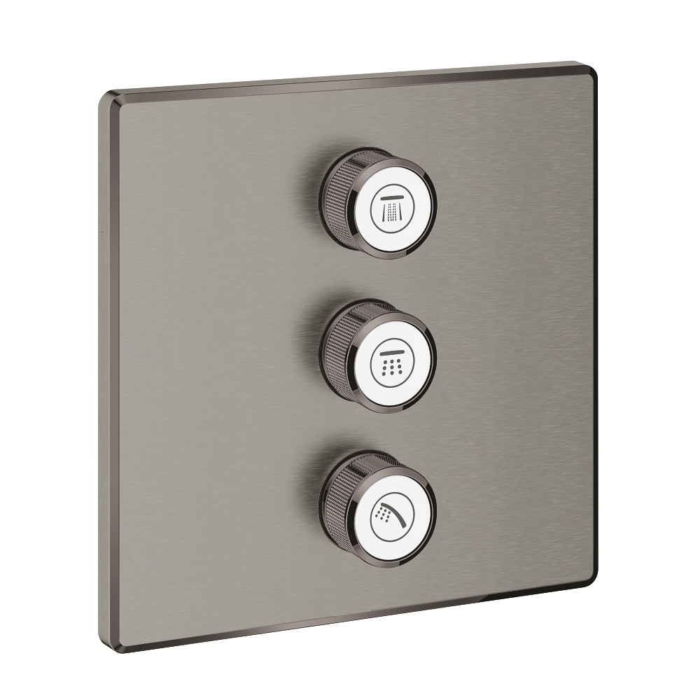 Triple volume control trim