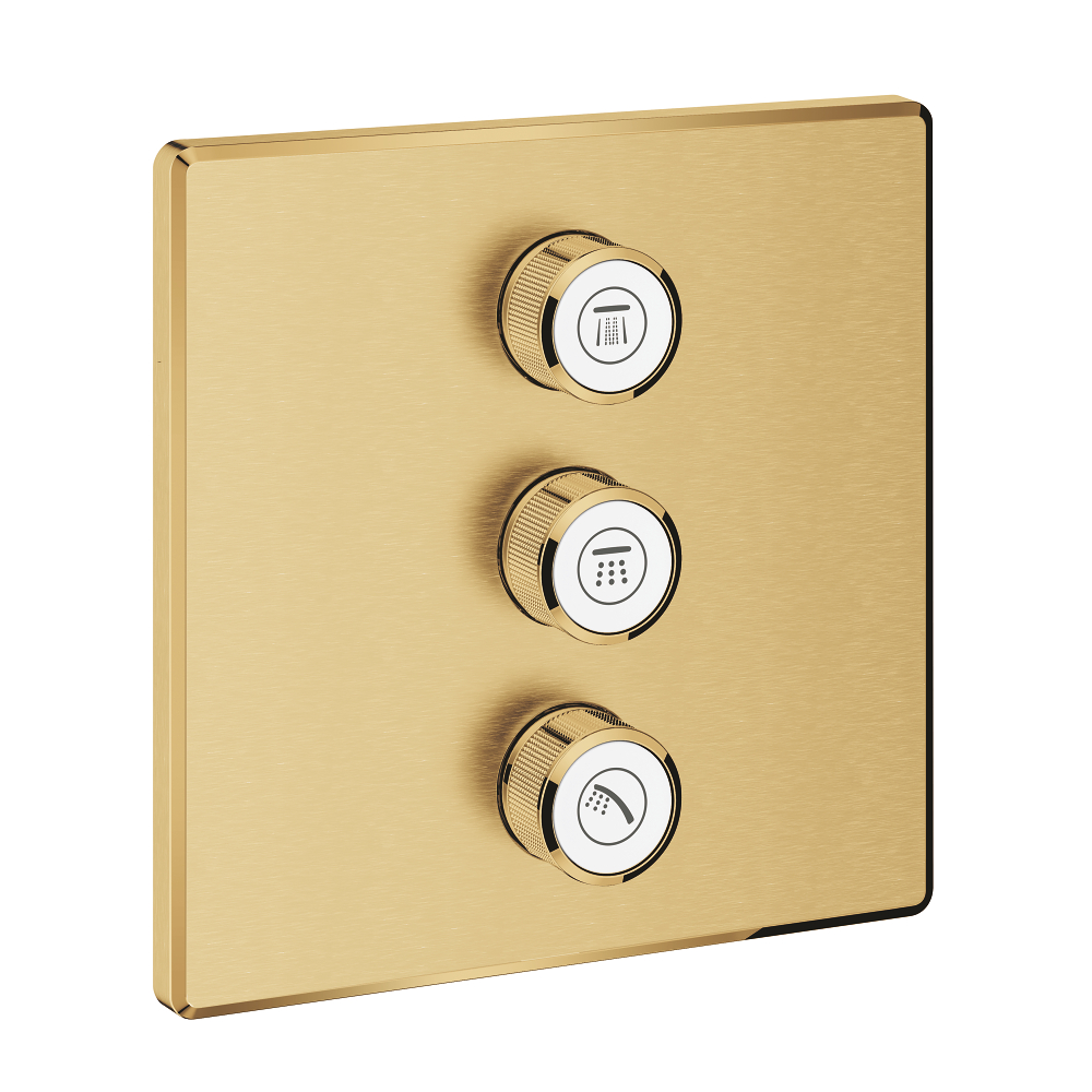 Triple volume control trim