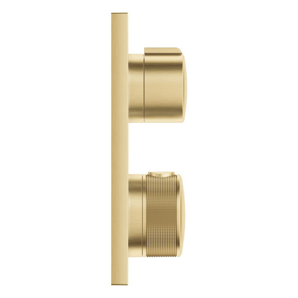 Thermostat for concealed installation with 2-way diverter