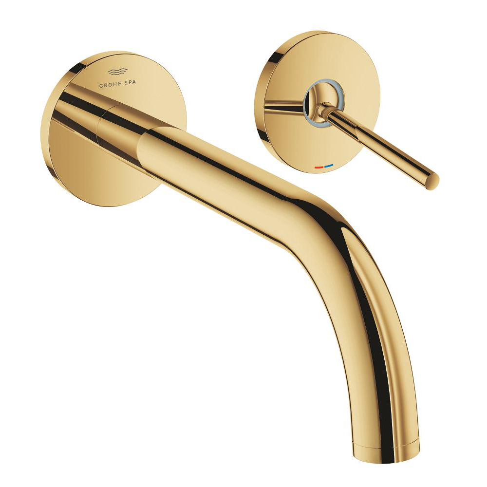 Two-hole basin mixer joystick