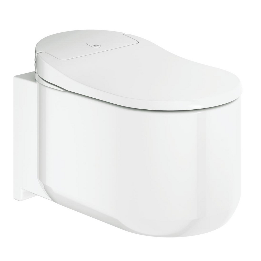 Shower toilet complete system for concealed flushing cisterns, wall-hung